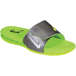 Nike Air LeBron Slide 3 Elite   Mens   Casual   Shoes   Electric Green/Metallic Dark Grey/Volt