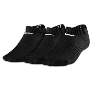 Nike 3 Pack Moisture MGT Cushion No Show Socks   Boys Grade School   Training   Accessories   Black/White
