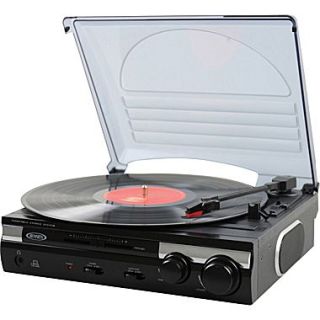 Jensen JTA 230 3 Speed Stereo Turntable with AM/FM Stereo Radio