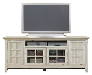 Liberty Furniture New Generation Transitional TV Stand in Vintage White   TV Stands