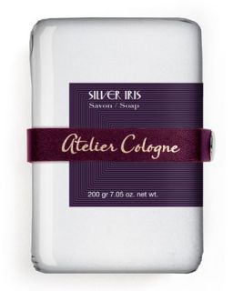 Silver Iris Bar Soap   Atelier Cologne   Silver