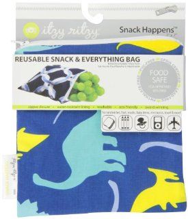 Itzy Ritzy Snack Happens Reusable Snack Bag, Dino mite Baby