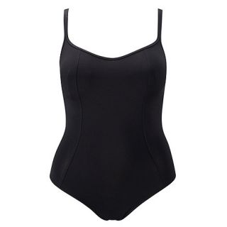 Panache Black cut out back swimsuit