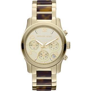 MICHAEL KORS   MK5659 Runway gold plated and tortoiseshell effect watch