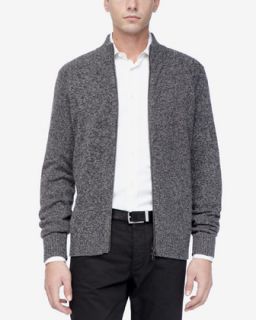 Mens Zip Sweater, Charcoal Multi   Theory   Charcoal multi (XX LARGE)