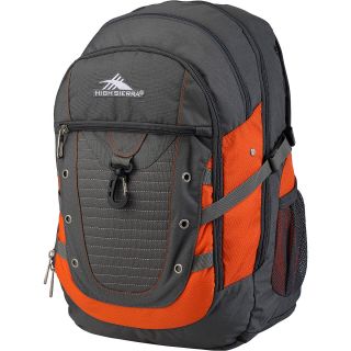HIGH SIERRA Tactic Backpack, Charcoal/orange