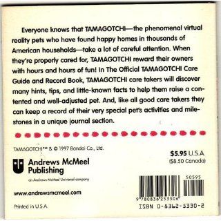 Tamagotchi The Official Care Guide and Record Book Doris Betz, Bandai 9780836253306 Books