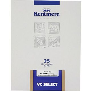 Kentmere 6007669 Variable Contrast Photo Paper, 5(W) x 7(L), Gloss, 25 Sheets