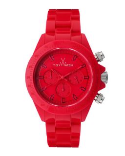 Plasteramic Chronograph Watch, Red   Toy Watch   Red