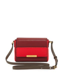 Katie Colorblock Flap Crossbody Bag, Cabernet/Red   MARC by Marc Jacobs