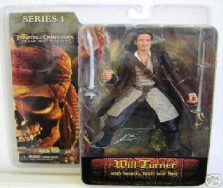 NECA Pirates of the Caribbean Dead Man's Chest Series 1 Action Figure Will Turner Toys & Games