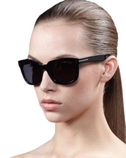 Campbell Metal Detail Sunglasses   Tom Ford   Shiny dark havana