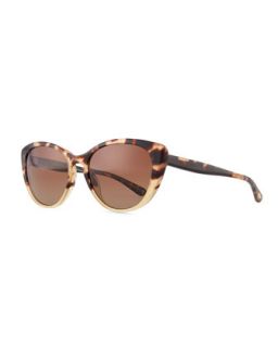 Haley Cat Eye Sunglasses, Spotted Tortoise   Oliver Peoples   Spotted tortoise