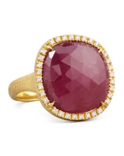 Siviglia 18k Pink Sapphire Ring, Large   Marco Bicego   Sapphire (7)
