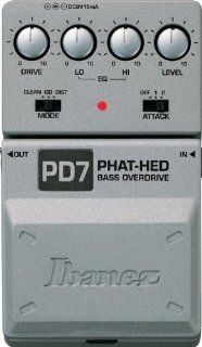 Ibanez PD7 Bass Phat Hed Distortion Pedal Musical Instruments