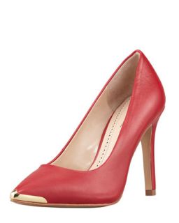Christelle Metal Tip Pointy Toe High Heel Pump, Red   Pour la Victoire   Red