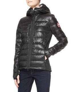 Womens Hybridge Lite Hooded Jacket   Canada Goose   Black (SMALL)