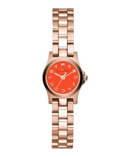 Henry Dinky Analog Watch with Bracelet, Rose Golden/Red   MARC by Marc Jacobs  