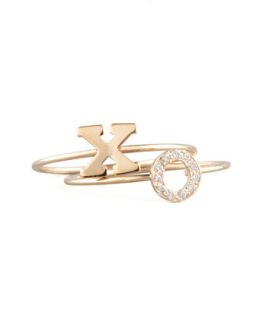 Pave Diamond Gold Initial Ring   Zoe Chicco   V (7)