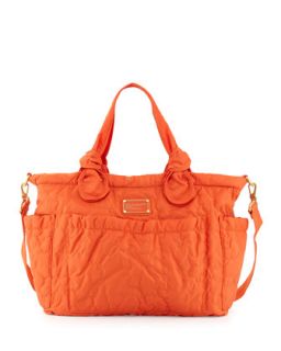 Preppy Nylon Eliz A Baby Diaper Bag, Orange   MARC by Marc Jacobs   Orange