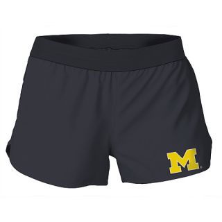 SOFFE Womens Michigan Wolverines Woven Shorts   Size Small, Navy