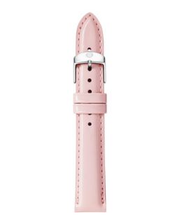 16mm Pearl Patent Leather Watch Strap, Pink   MICHELE   Pink (16mm ,6mm )