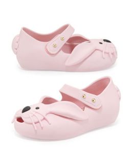 Ultragirl Rabbit Jelly Shoe, Pink, Girls Sizes 5 10   Melissa Shoes   Pink (9)
