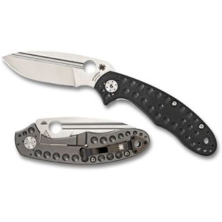 Spyderco Tuff G 10/Titanium Plain Edge Knife (400912)
