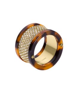 Pave Barrel Ring, Golden   Michael Kors   Gold (7)