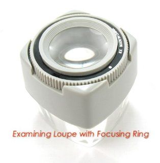 8x Magnifying Loupe Loop with Focusing Ring  examine photos, negatives, stamps. Excellent for Jewelers and Scientific use.  Photography Loupes  Camera & Photo