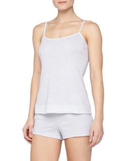 Womens Pointelle Soft Lounge Camisole, Gray   Cosabella   Gray (SMALL)