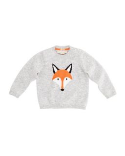 Fox Cashmere Sweater, Oatmeal, 6 24 Months   Christopher Fischer   (18 24M)