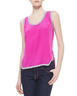 Womens Akina Crossover Racerback Tank Top, Pink   Cusp by    Pink