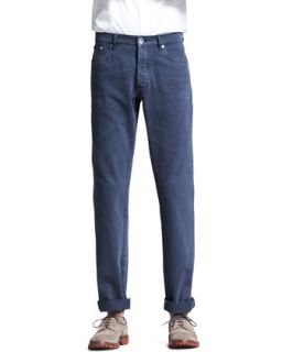 Mens Basic Fit Jeans, Navy   Brunello Cucinelli   Navy (36/52)