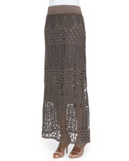Cecilia Crochet Skirt, Womens   XCVI   Black (2X (18/20W))