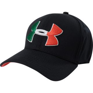 UNDER ARMOUR Mens Mexico Series Fitted Cap   Size L/xl, Black/red