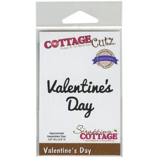 Cottagecutz Expressions Die 3.6inx.8in valentines Day