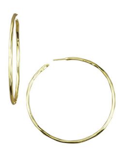 Thin Gl Hoop Earrings, Large   Ippolita   Gold (LARGE )
