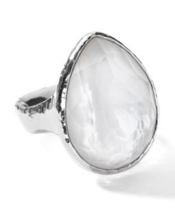 Sterling Silver Wonderland Teardrop Ring in Blush,   Ippolita   Silver/Mop (7.5)