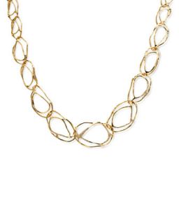 Drizzle 18k Gold Diamond Pave Multi Link Necklace   Ippolita   Gold (18k )