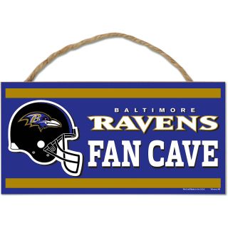 Wincraft Baltimore Ravens 5X10 Wood Sign with Rope (82984013)