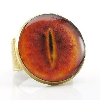 DaisyJewel LOTR EXCLUSIVE Atop the Stronghold of Barad dur, the Dark Tower, Under the Skies of Mordor, Burns the Fiery Red All Seeing Eye of Sauron. Control the Power of the Dark Lord like Saruman Himself with This **Eye of Sauron** inspired Lord of the R