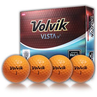 Volvik Vista iV 4pc Golf Balls, Orange (7112)