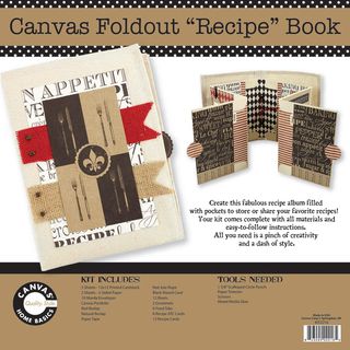 Canvas Foldout Book Kit recipe