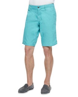 Mens Seaside Cotton Shorts, Aqua   Original Paperbacks     (33)