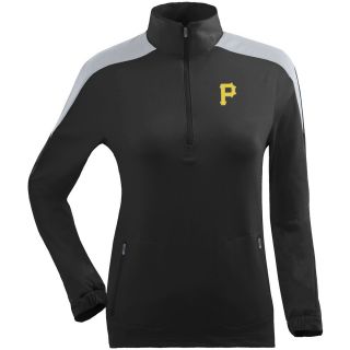 Antigua Pittsburgh Pirates Womens Succeed Pullover   Size Large, Black (ANT