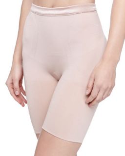 Womens Slimmer and Shine Mid Thigh Shaping Briefs   Spanx   Rose gold (SMALL)