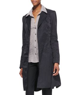 Womens Belted Trench Coat   LAgence   Black (8)