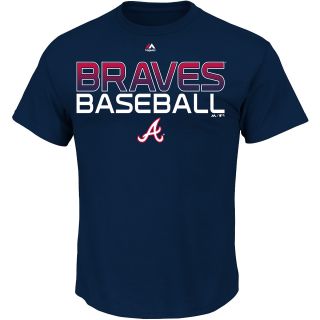 MAJESTIC ATHLETIC Mens Atlanta Braves Game Winning Run T Shirt   Size 2xl,
