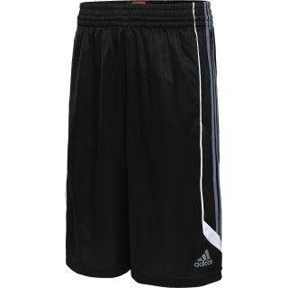 adidas Mens All City Basketball Shorts   Size Medium, Black/white